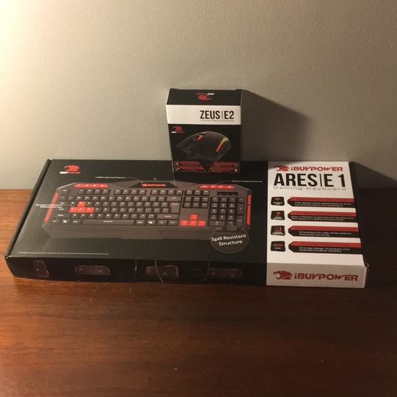 iBuypower Keyboard and ZEUS E2 mouse Bundle - Picture 1 of 3